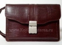 Барсетка из натуральной кожи Petek 725